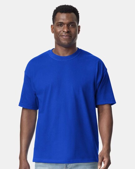 Gildan Hammer Oversized Crewneck Short Sleeve Heavy Cotton T-Shirt for Streetwear & Layering